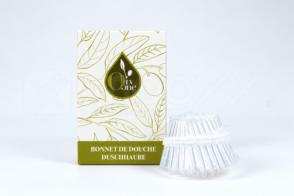 [0,17€] Bonnet de douche Oliv One — Boîte en carton