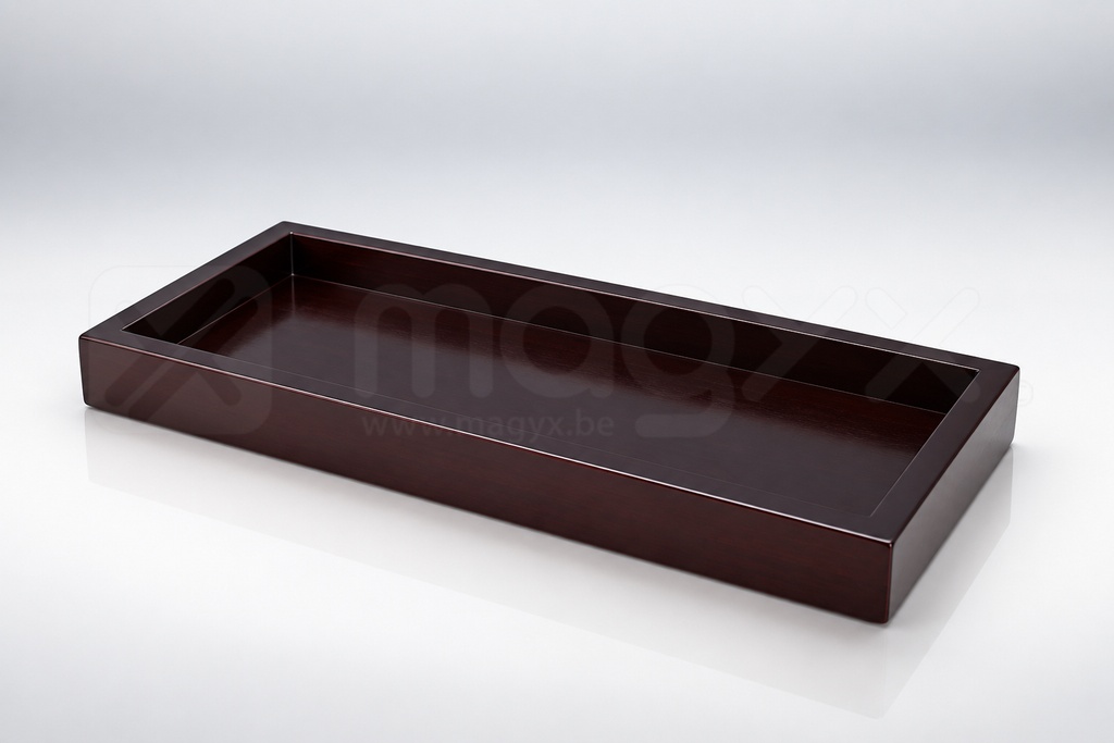[5,95€] Bandeja de madera lacada — 25 × 11 cm